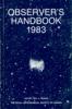 Observer's Handbook 1983 Front Cover