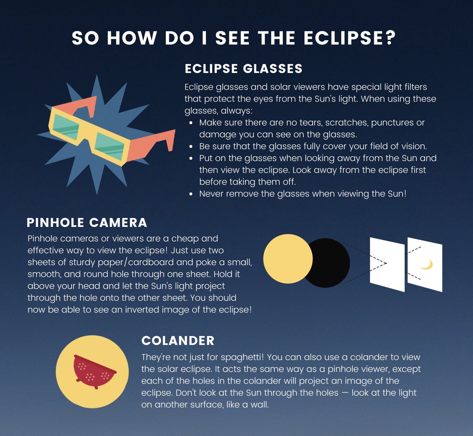 Solar Eclipse How to view