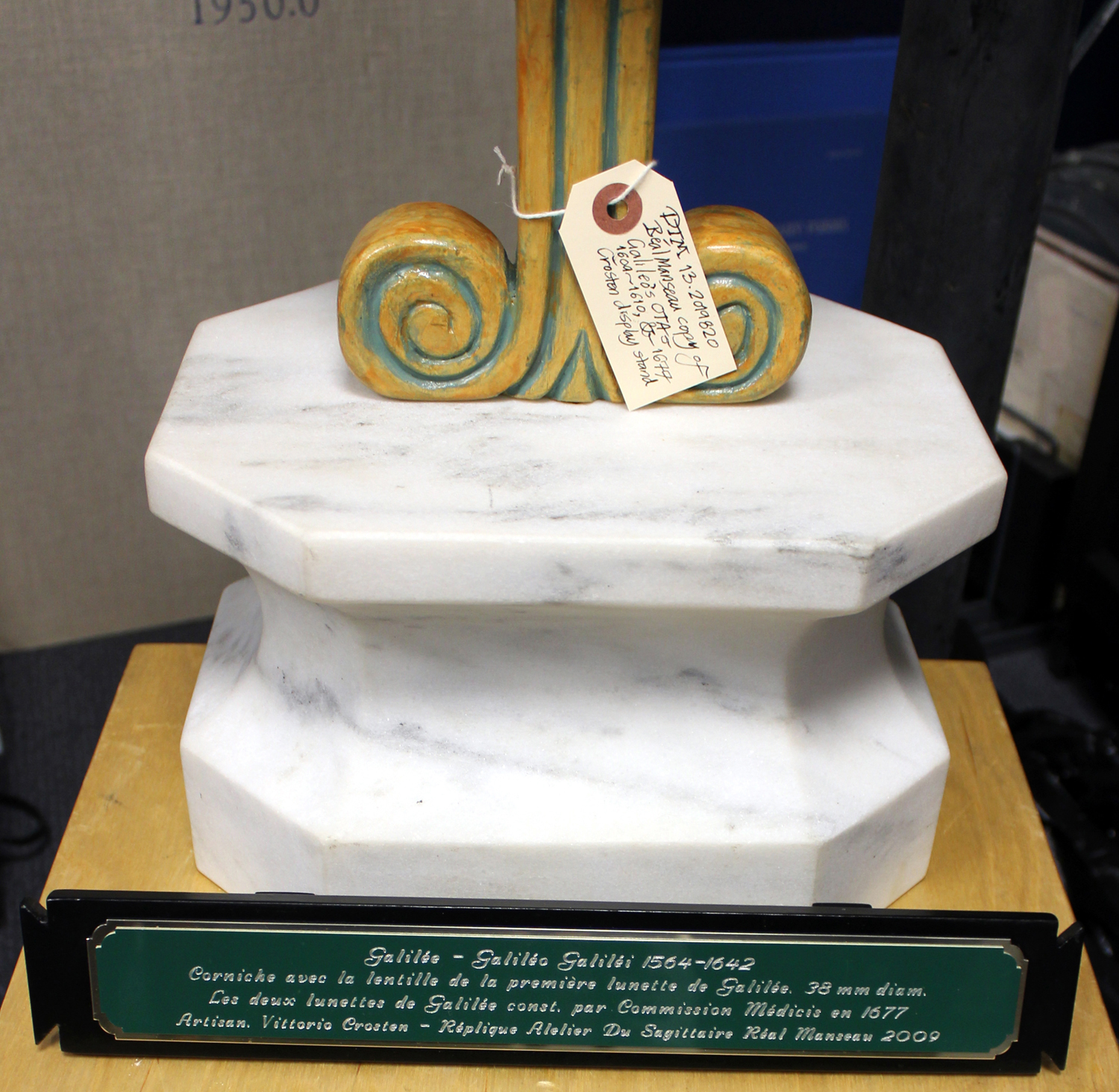 13.2019820 Manseau reproduction of Galileo’s telescopes & their 17th