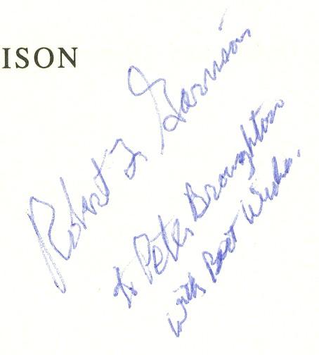 Robert Garrison Autograph