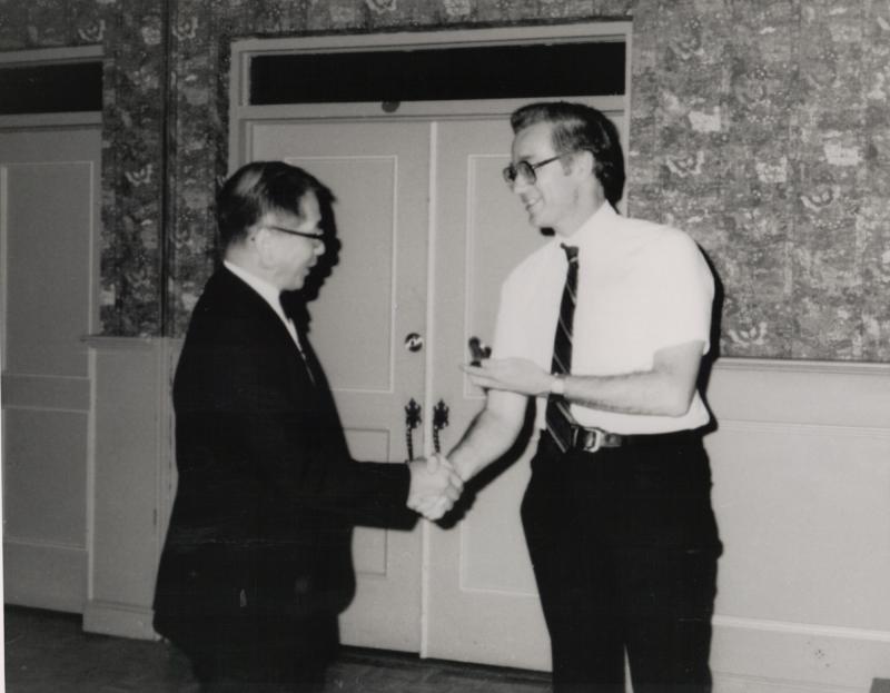 Service Award Presentation at 1984 GA