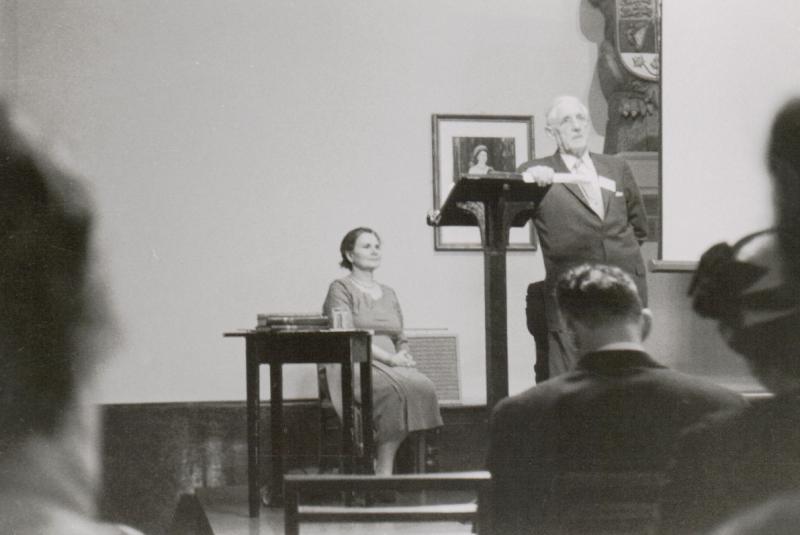 H.S. Hogg and E.J.A. Kennedy at 1959 AGM