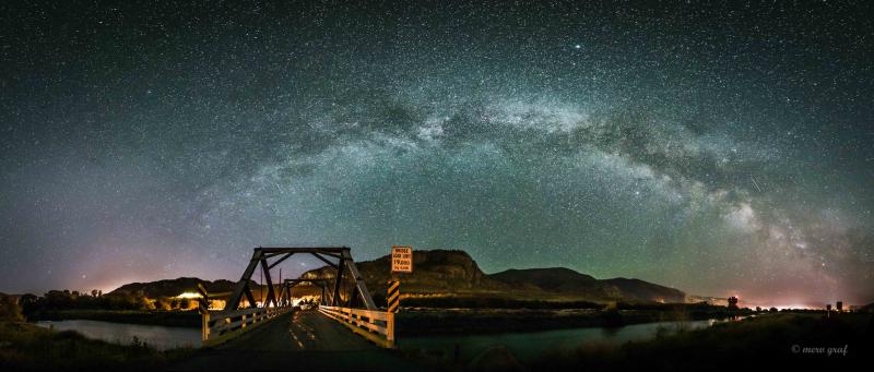 Milky Way over Rd 22 bridge