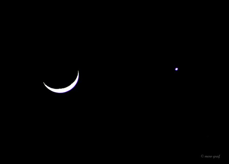 Venus and Moon