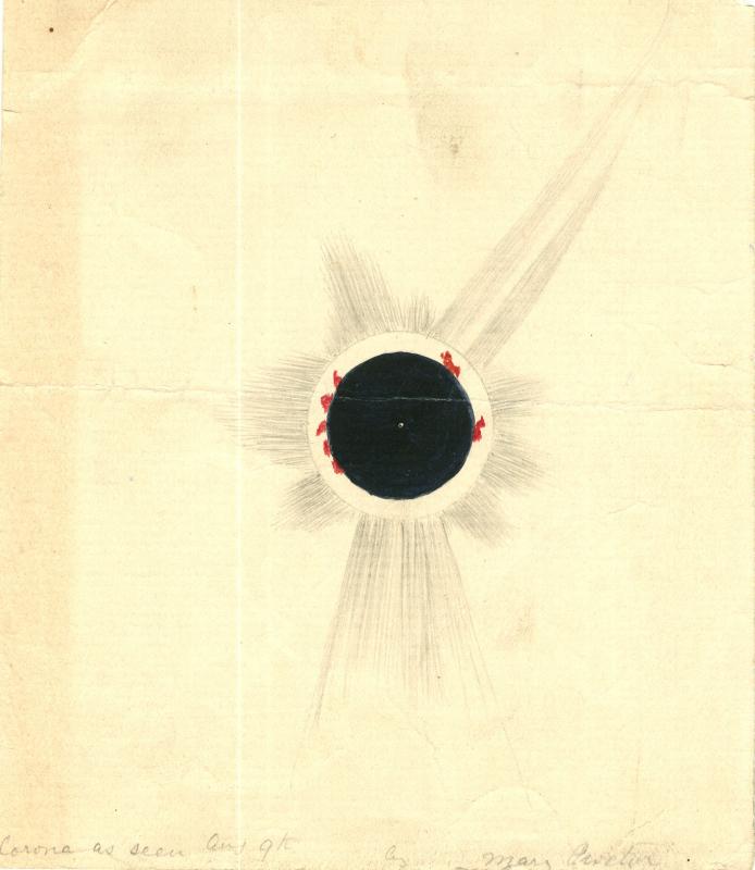 Solar Corona, 1896 August 9