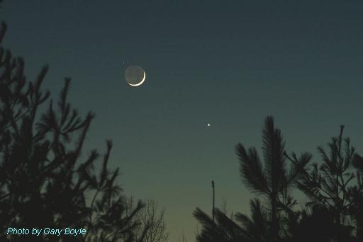 Venus and Moon